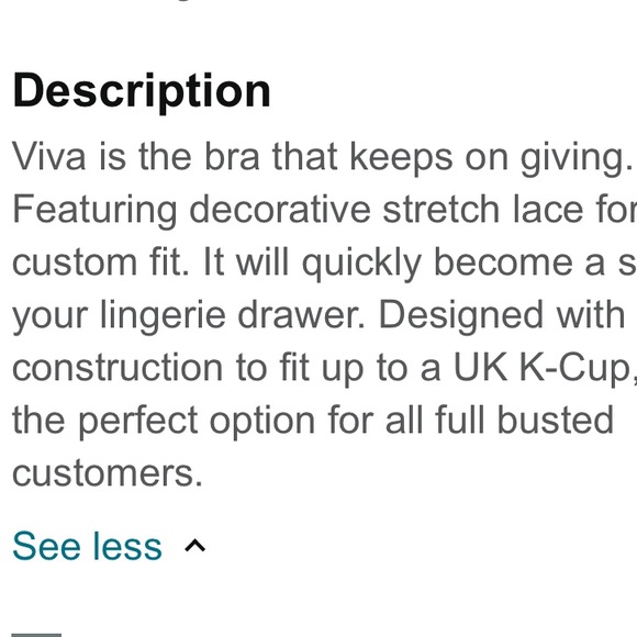 Freya Black Underwire Viva Bra Sz. 36O NWT - Picture 9 of 9